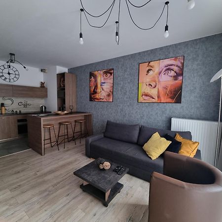 Q Apart Grand - Klimatyzowane 3 Pokojowe Apartamenty Przy Manufakturze Z Garazem Gratis, Fv Łódź Buitenkant foto